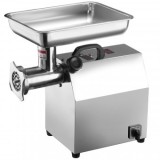 Masina de tocat carne Vevor Industrial Inox, motor cu inductie 650 W, capacitate 3.76 kg/min, 2 x site, 2 x cutite, accesoriu carnati