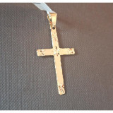 Cumpara ieftin Cruce cu stelute gravate Dios - 3.5 cm, SaraTremo