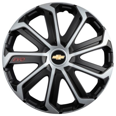 Set 4 Capace Roti Evo Gri-Negru R16, pentru CHEVROLET foto