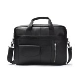 Cumpara ieftin Servieta pentru barbati, Carlos GT1830, piele naturala, negru