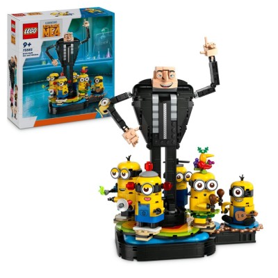 Gru si minionii din caramizi foto