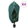 VidaXL Protecție de fleece plante cu fermoar 4 buc 70 g/m&sup2; 3,93x3,5 m 3203574