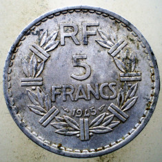 1.141 FRANTA WWII 5 FRANCS FRANCI 1945