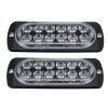 Set 2 Stroboscoape 10-30V, 12 Led-uri cu lumina portocalie