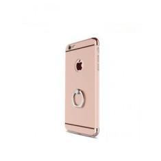 Husa Apple iPhone 8, Elegance Luxury 3in1 Ring Rose-Gold