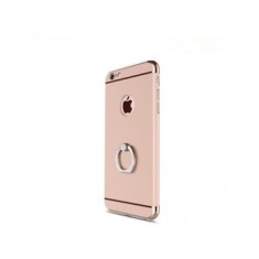 Husa Apple iPhone 8, Elegance Luxury 3in1 Ring Rose-Gold