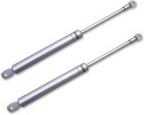 Set de 2 amortizoare pentru mobilier Vencede, 150 N, metal, argintiu, 258 mm