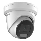 Deep Learning, ColorVu, Dual Light - Camera IP, 4MP, lentila 2.8mm, IR 40m, WL 40m, PoE - HIKVISION DS-2CD2347G2H-LI-2.8mm