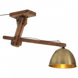 VidaXL Lampă de tavan 25 W, alamă antichizată, 105x30x65-108 cm, E27