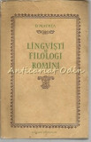 Lingvisti Si Filologi Romini - D. Macrea