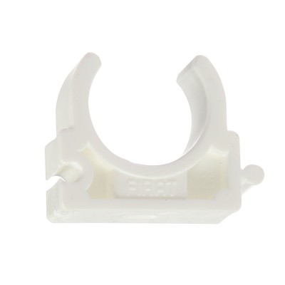 Clema suport teava PPR D 40 mm, alb foto