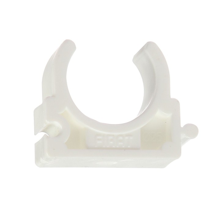 Clema suport teava PPR D 40 mm, alb