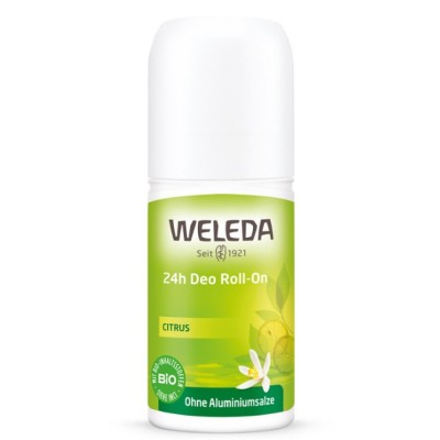 Deodorant roll-on citrus, Weleda, fara saruri de aluminiu, 50ml foto
