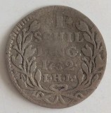 Moneda Hamburg - 1 Schilling 1752 - IHL - Argint, Europa