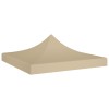 Gossi acoperis pentru cort de petrecere, bej, 3 x 3 m, 270 g/m2