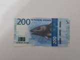 Bancnota Norvegia 200 Kroner 2016, Noua, Europa
