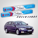 Cumpara ieftin Ștergătoare Skoda Superb 3T5 Combi 2009-2015 | Set Față Flat &ndash; TeamCar&reg;