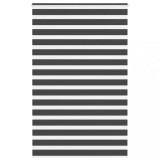 vidaXL Jaluzea tip zebra neagră lățime țesătură 145,9 cm poliester