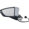 Oglinda exterioara Seat Leon (5f), 11.2012-, partea Stanga, culoare sticla crom, sticla convexa, cu carcasa grunduita , cu incalzire, ajustare electr