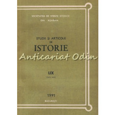 Studii Si Articole De Istorie LIX 1991 - N. Adaniloaie, Gh. Smarandache