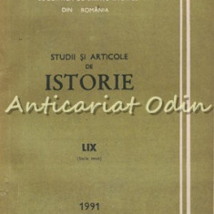 Studii Si Articole De Istorie LIX 1991 - N. Adaniloaie, Gh. Smarandache