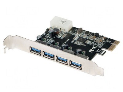 Card Extensie PCIe USB 3.0 x4 Porturi foto
