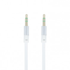Cablu Audio AUX Jack 3.5mm (Alb) 1 Metru Forever