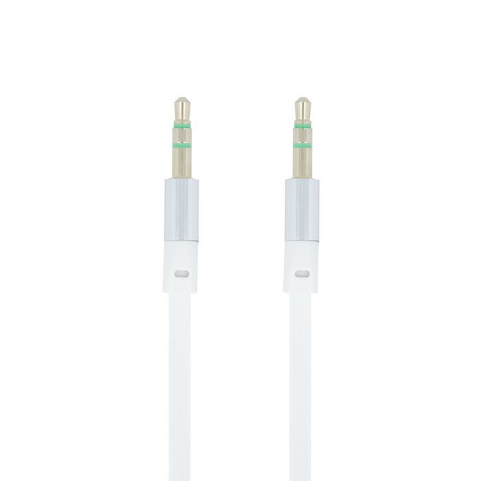 Cablu Audio AUX Jack 3.5mm (Alb) 1 Metru Forever