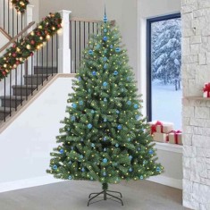 vidaXL Brad de Crăciun artificial cu ramuri articulare Verde 270 cm 3395521