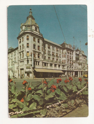 FA14 - Carte Postala- UNGARIA - Debrecen, Hotel Arany Bika, circulata 1963 foto