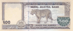 Bancnota Nepal 500 Rupii 2016 (2018) - PNew UNC ( desen nou pe spate ) foto