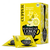 Ceai de lamaie cu ghimbir Eco SuperStar, 50g, Cupper