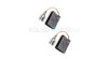 2x Z&acirc;na cărbunelui, perie de motor 6,3x16x20 pentru scule electrice, VHBW