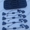 Set 4 Swingeri MKM3 cu LED MULTICOLOR si Conector Rapid JY-SW-22TS + penar