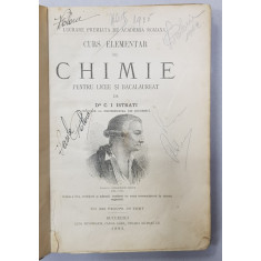 Cauti CURS ELEMENTAR DE CHIMIE- DR.C.I. ISTRATI -BUC. 1891? Vezi oferta pe  Okazii.ro