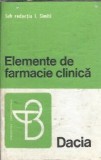 Elemente de farmacie clinica - I. Simiti