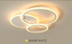 Lustra LED Horwath Circle Design SLC 3 cu Telecomanda lumina calda neutra rece si intensitate reglabila foto