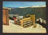 CPIB 25136 CARTE POSTALA - SINAIA. HOTEL ALPIN COTA 1400, TELECABINA, CIRCULATA, 1986, STAMPILE, TIMBRU