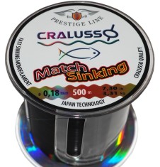 Fir Monofilament Scufundator Cralusso Match Sinking 500m 0.20mm 4.10kg foto