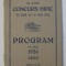 DIVIZIA I - A CAVALERIE - AL 3 - LEA CONCURS HIPIC IN ZIUA DE 16 MAI 1926 - PROGRAM PE ANUL 1926