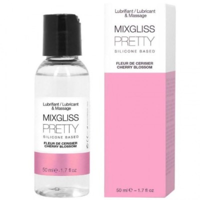 MIXGLISS - PRETTY SILICONE LUBRICANT CHERRY BLOSSOM 50 ML foto