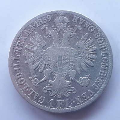 Austria 1 florin 1959 A/Viena argint Franz Joseph l foto