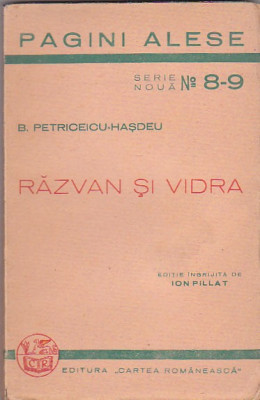 B. PETRICEICU-HASDEU - RAZVAN SI VIDRA ( 1940 ) foto