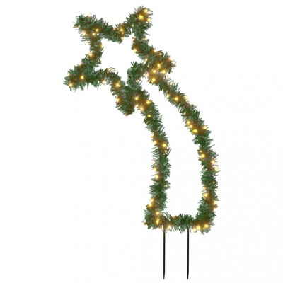 Decoratiune meteorit cu lumini de Craciun/tarusi 115 LED 89 cm foto