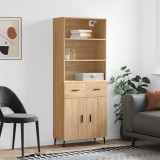Cumpara ieftin Dulap &icirc;nalt, stejar sonoma, 69,5x34x180 cm, lemn compozit