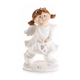 Figurina Inger Craciun ceramica multicolora 7x5.5x17 cm
