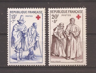 Franta 1957 - Crucea Rosie, MNH foto