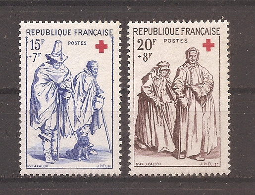 Franta 1957 - Crucea Rosie, MNH