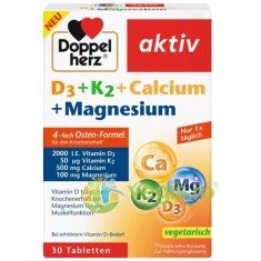 D3 + K2 + Calciu + Magneziu 30tb foto