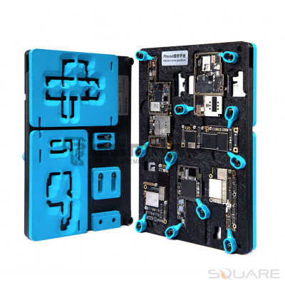 Diverse Scule Service Qianli 6in1 Motherboard Fixture for iPhone X, XS, XS Max, 11, 11 Pro, 11 Pro Max foto